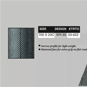28X1 700X23C ZWART NO PUNCTURE